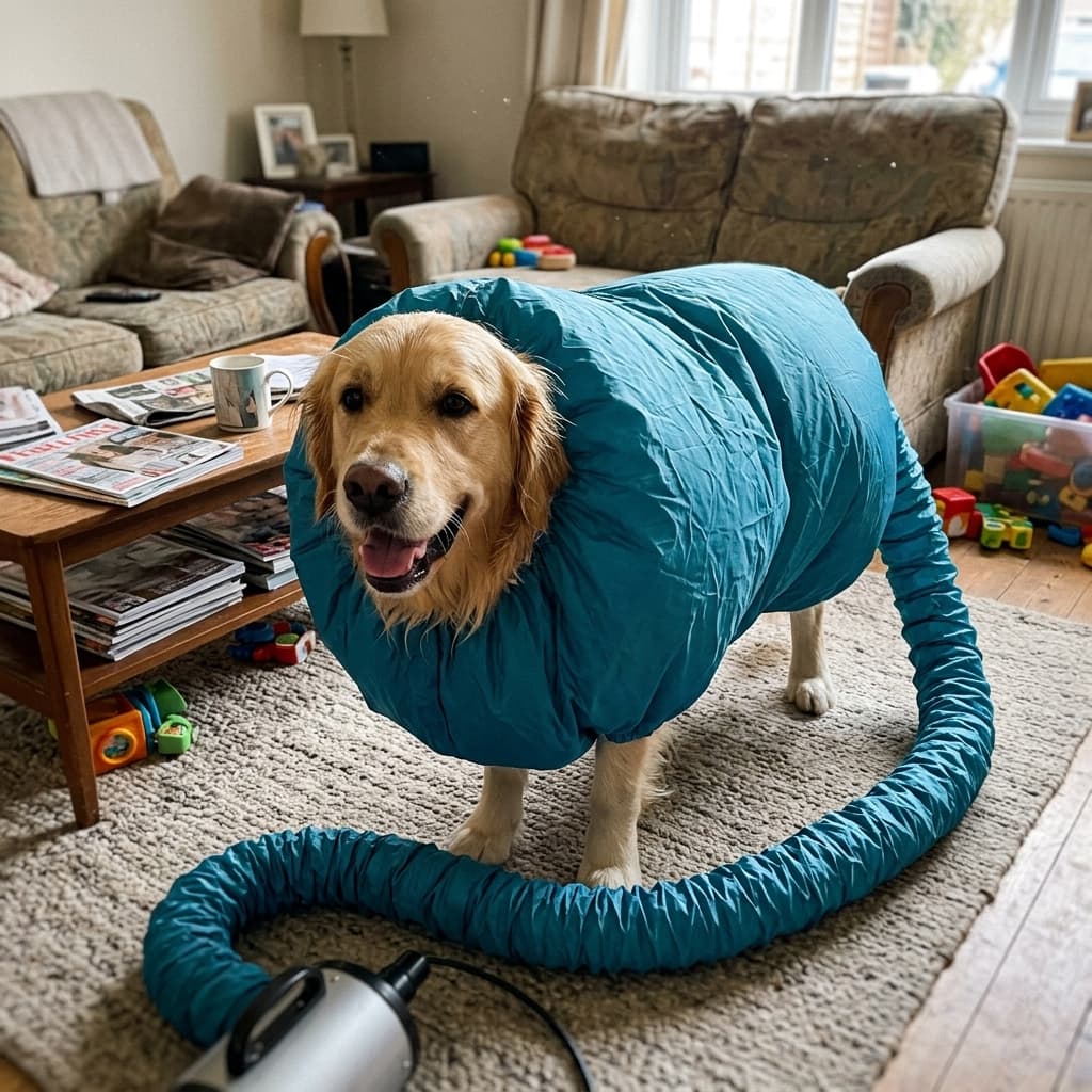 Foldable Pet Hair Blow Dryer Bag design